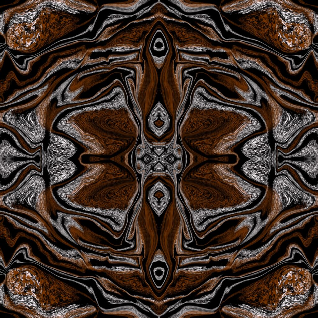 RELAXING TIGER SKIN LIQUIFY ART